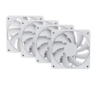 HYTE FA12 120mm PWM Fan 4 Pack Snow White