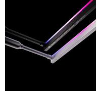 HYTE Noodle LN70 ARGB Light Strip - Adjustable Smooth Digital Lighting, Premium Sleeved RGB LED Light Strip, Included Mounting Clip Accessories, Optimized for Y40,Y60,Y70 Gaming PC Case - Snow White