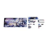 Hyte Official Silver Wolf Keycap Set and Desk Pad Bundle - 252 Honkai Star Rail Licensed Keyboard Keycaps - PBT Plastic Cap - Cherry Profile MX-Compatible - UK/ISO, ANSI, JIS, AZERTY