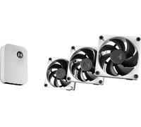 Hyte Processor Fan THICC FP12 120mm PWM Black/White 3-Pack + NP50 I/O Hub