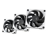 Hyte Processor Fan THICC FP12 120mm PWM Black/White 3-Pack + NP50 I/O Hub
