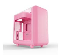 Hyte X50 ATX Mid-Tower PC Case Laminated Acoustic Glass - Strawberry Pink - CS-HYTE-X50G-SM