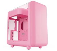 Hyte X50 Modern Performance ATX Mid-Tower PC Gaming Case - Strawberry Milk (Pink)