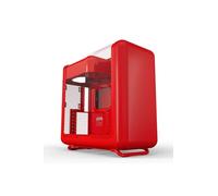 HYTE X50 Modern Performance ATX Mid-Tower PC Case - Cherry, Red