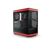 HYTE Y40 Modern Aesthetic Panoramic Tempered Glass Mid-Tower ATX PC Case - BRed
