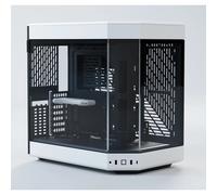 HYTE Y60 Mid Tower Panoramic Tempered Glass Gaming Case - Black and White
