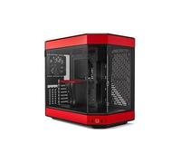 HYTE Y60 Dual Chamber Mid-Tower ATX Gaming PC Case - Red/Black