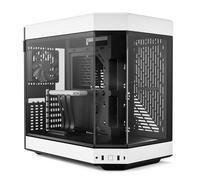 Hyte Y60 Modern Aesthetic Dual Chamber Panoramic Tempered Glass Mid-To in White Hyte White