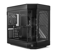 HYTE Y60 Modern Aesthetic Dual Chamber Panoramic Tempered Glass Mid-Tower ATX Computer Gaming Case with PCIE 4.0 Riser Cable Included, Black (CS-HYTE-Y60-B)