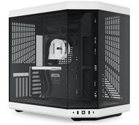 HYTE Y70 E-ATX Mid-Tower PC Case - Black & White, White
