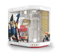 HYTE Y70 Gundam Wing Official Licensed - Mid-Tower ATX Gaming PC Desktop Case - Panoramic Tempered Glass - Dual Chamber - High Airflow Chassis - PCIE 4.0 Riser Cable Included - White