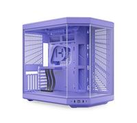 HYTE Y70 Mid-Tower ATX Gaming PC Desktop Case - Panoramic Tempered Glass - Dual Chamber - High Airflow Chassis - PCIE 4.0 Riser Cable Included - New Modern Aesthetic - Taro Milk (Purple)