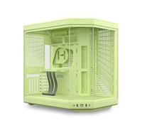 Hyte Y70 Mid-Tower ATX Gaming PC Desktop Case - Panoramic Tempered Glass - Dual Chamber - High Airflow Chassis - PCIE 4.0 Riser Cable Included - New Modern Aesthetic - Matcha Milk (Green)
