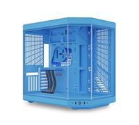 HYTE Y70 Mid-Tower ATX Gaming PC Desktop Case - Panoramic Tempered Glass - Dual Chamber - High Airflow Chassis - PCIE 4.0 Riser Cable Included - New Modern Aesthetic - Blueberry Milk (Blue)