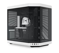 Hyte ATX Mid-Tower Case Y70 - Dual-Chamber - White/Black