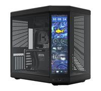 HYTE Y70 Touch Infinite, Pitch Black, Dual Chamber Mid-Tower Chassis, USB, IPS S