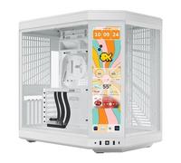 HYTE Y70 Touch Infinite, Snow White, Dual Chamber Mid-Tower Chassis, USB, IPS Sc