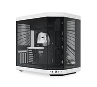 HYTE Y70 Upgraded Modern Aesthetic Dual Chamber Panoramic Tempered Glass Mid-Tower ATX Computer Gaming Case with PCIE 4.0 Riser Cable Included, White (CS-HYTE-Y70-BW)