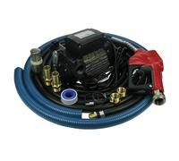 HYTEK GB 230V Diesel HVO Transfer Pump Kit SPT60A.K2, 56 L/min, Automatic Nozzle, 6 m Delivery Hose, 2 m Suction with Foot Valve Strainer, 1" BSPP Ports, IP55, Made in GB, 2 Year Warranty