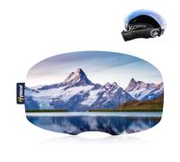 Hytiland SKI Goggle Cover Sleeve, Lens Scratch-Free & Dust Protection, for Travel Storage, Snow Ski Goggles (Snow Mountain Lake)