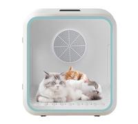 HYTMNPC Hair Dryer for Cats and Dogs,Pet Drying Box,Ozone Disinfection and Ultraviolet Sterilization,The Sound Level Was As Low As 40 Decibels.Suitable for Families with Cats and Dogs A