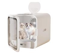 HYTMNPC Large Capacity Pet Dryer Box，90L Cat Drying Room，360 Drying Cozy for Pets,Cozy Safe for Pet,ABS, Ultra Quiet,For Cats and Small Dogs A