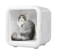 HYTMNPC Pet Hair Dryer, Smart Drying Box for Pets, 360° Rotating Drying Machine, Quiet, Adjustable Temperature with Eye Protection, for Small and Medium Dogs A