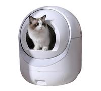 HYTMNPC Smart Electric Cat Litter Box, Extra-Large Size, Fully Enclosed Litter Box with Scooping Function,Fully Automatic Cat Litter Box,App Control&Easy Clean,For Multiple Cats A
