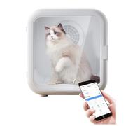 HYTMNPC Smart Pet Drying Box, Fully Automatic Pet Dryer, High-Power Pet Constant Temperature Drying Box,60L Large Capacity,Winter and Summer Cat Bed Function,For Cats and Small Dogs A
