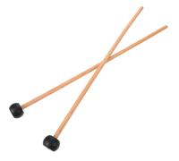 HYTROVE 1 Pair Musical Percussion Mallets for Marimba and Tongue Drum, Rubber Head Drumsticks with Proper Weight and Balance, Comfortable to The Touch, Abs Material, Assorted Colour