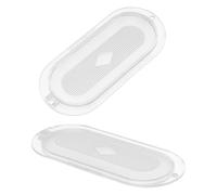 HYTROVE 1 Pair Universal Range Hood Lamp Covers Replacement Light Shade for Cooker Hood Accessories and Portable Use