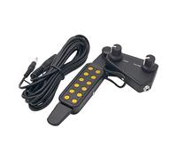 HYTROVE 1 Set Folk Guitar Pickup with Tone and Volume Control Multifunctional Piezo Pickup Transducer for Acoustic and Ukulele No Damage Installation for Music Lovers