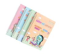 HYTROVE 1 Set Grooved Writing Practice Book Set for English Calligraphy Training Copybooks with Pen Refill and Transparent Bag Fun and Convenient Way to Learn Handwriting Skills