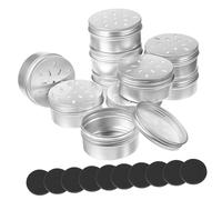 HYTROVE 10-Piece Dog Scent Training Kit with Magnetic Adhesive Tins 25x2mm Scent Containers for Odor Training for Agility and Dog Work Supplies