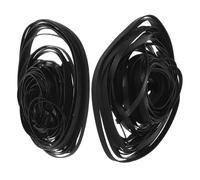 HYTROVE 100pcs Flat Cassette Rubber Belts Mixed Replacement Drive Belts for Tape Recorders Vcr CD Dvd Players Recorder Repair Accessories