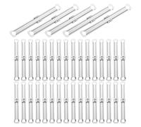 HYTROVE 100pcs Metal Binder Clips Lightweight Compact Fastener Clips for Paperwork Binding Office and School Supplies Silver Colour