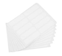 HYTROVE 100pcs Washable Iron Name Tags for Clothing Writable Fabric Labels for Boy Girl Self-Adhesive Laundry Stickers for Bags Shoes School Supplies Daycare Use