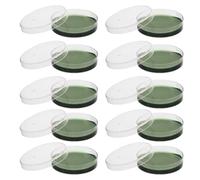 HYTROVE 10pcs Agar Petri Dishes for Science Projects and Lab Themed Parties, High Purity Microbial Culture Plates with Optimized Growth, 6cm Diameter, for Students and Professionals