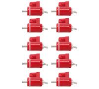 HYTROVE 10pcs Automatic Chicken Waterer Nipples for Poultry, Plastic and Metal Material, Extend Water Feeding System, Suitable for Commerce Chicken Poultry Farms and Beginner Chick