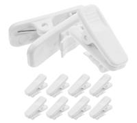 HYTROVE 10pcs Earphone Wire Clips Cable Organizer Multipurpose Microphone Cord Holder for Clothing Attachment Portable and Lightweight Clips for Secure Music the Go