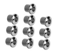 HYTROVE 10pcs Guitar Tuner Washer Set 10mm Silver Tuning Peg Gasket Screws Replaceable Guitar Spacer Accessories