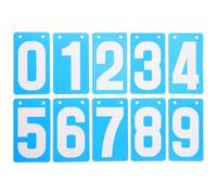HYTROVE 10pcs Portable Score Keeper Cards for Match Scenarios with Pvc Material and Reasonable Design, Practical Score Recording Board for Sports Competitions