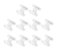 HYTROVE 10Pcs Safety Cabinet Locks Proof Drawer and Cupboard Latches White Safety Lock for Fridge and Freezer Protection
