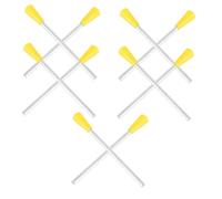HYTROVE 10pcs Triangle Iron Mallets and Striker Set for Percussion Instruments Plastic and Metal Mallet Sticks for Early Education Music Learning