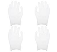 HYTROVE 12 Pairs Advanced Cotton Yarn Gloves for Dry Hands Breathable Anti-cut Gloves for Jewelry Inspection and Skin Healing Unisex One Size for Reusable Hand Care