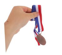 HYTROVE 12pcs Award Medal with Lightweight Alloy Medals and Neck Ribbon Gold Silver Bronze Winner Prizes for School Sports Events Childrens Marathon Competitions and Participation Rewards