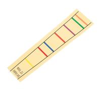 HYTROVE 13-inch 3/4 Viola Fingerboard Sticker Fret Label Paper Position Marker Light Yellow for Beginner Students Practice Learning Accessory