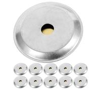 HYTROVE 150pcs Piezo Disc Copper Acoustic Guitar Accessory with Piezoelectric Vibration Easy Installation Silver Aluminium Shell Suitable for Musical Instruments