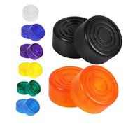 HYTROVE 15pcs Guitar Pedal Button Caps Foot Nail Cap Protection for Electric Guitar Tone Volume Control Knobs Accessory