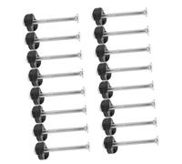 HYTROVE 16 Set Trampoline Screw Replacement Bolts and Nuts for Broad Compatibility and Secure Fastening Convenient Repair Accessories for Various Trampolines